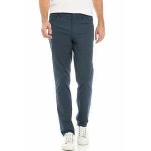 NWOT tahari stretch sateen slim pants blue 32 x 31